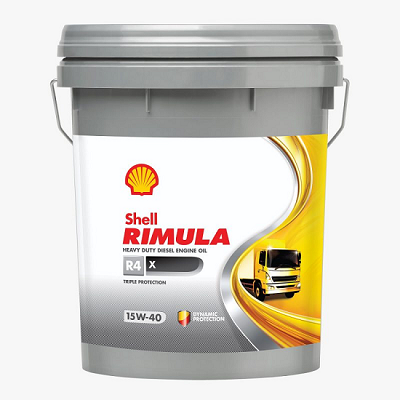 Dầu động cơ Shell Rimula R4X 15W40, 20W50